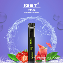 IGET KING DISPOSICE VAPE 2600 พัฟหนึ่งครั้ง